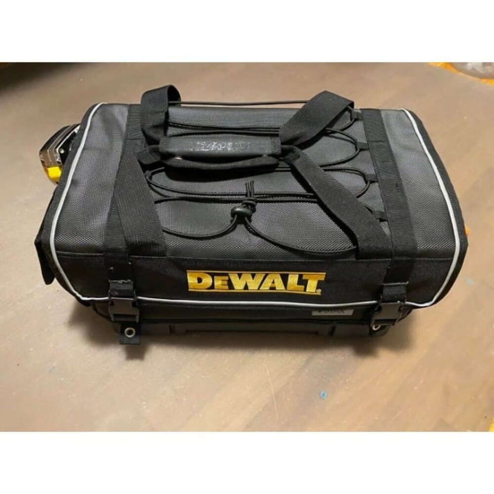Tool Bag, 16-inch Durable Tote with Tool Organizer and Hard Bottom